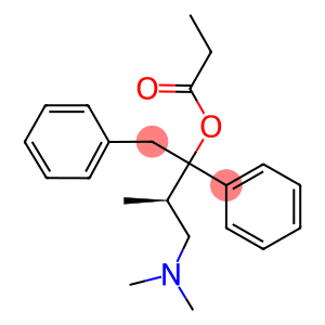 Benzeneethanol, .alpha.-2-(dimethylamino)-1-methylethyl-.alpha.-phenyl-, propanoate (ester)