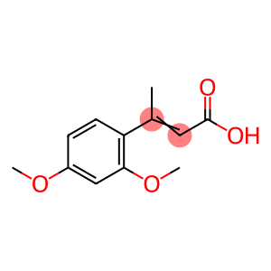(E)-3-(2,4-二甲氧基苯基)丁-2-烯酸