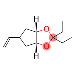 4H-Cyclopenta-1,3-dioxole,5-ethenyl-2,2-diethyltetrahydro-,(3aR,6aS)-rel-(9CI)