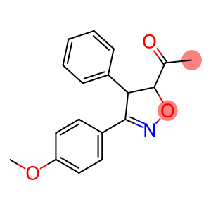1-[4,5-Dihydro-3-(4-methoxyphenyl)-4-phenylisoxazol-5-yl]ethanone