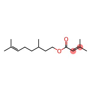 3,7-dimethyloct-6-enyl 3-methylbut-2-enoate