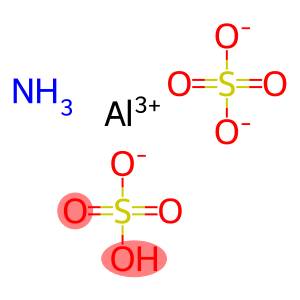 铵明矾 (硫酸铝铵晶体)