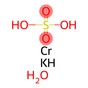 dichromic dipotassium tetrasulfate tetracosahydrate