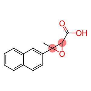 2-Oxiranecarboxylic acid, 3-methyl-3-(2-naphthalenyl)-