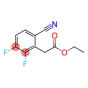 Benzeneacetic acid, 6-cyano-2,3-difluoro-, ethyl ester