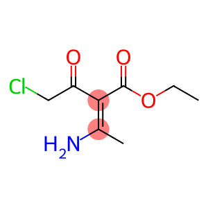 2-Butenoic acid, 3-amino-2-(chloroacetyl)-, ethyl ester, (2E)-