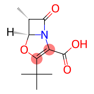 4-Oxa-1-azabicyclo[3.2.0]hept-2-ene-2-carboxylicacid,3-(1,1-dimethylethyl)-6-methyl-7-oxo-,cis-(9CI)