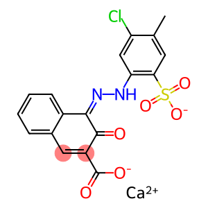 calcium (4Z)-4-[(5-chloro-4-methyl-2-sulfonato-phenyl)hydrazinylidene]-3-oxo-naphthalene-2-carboxylate