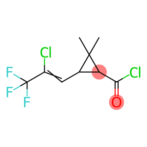 3-(2-Chloro-3,3,3-trifluoro-1-propen-1-yl)-2,2-dimethylcyclopropanecarbonyl chloride