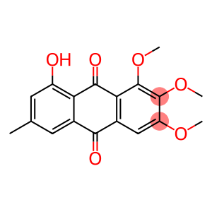 1-hydroxy-6,7,8-trimethoxy-3-methylanthraquinone