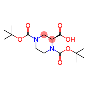 4-N-Diboc-2-piperazine-2-carboxylic acid