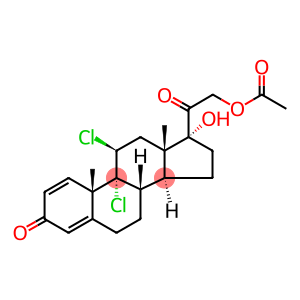 1,4-PREGNADIEN-9-ALPHA, 11-BETA-DICHLORO-17,21-DIOL-3,20-DIONE 21-ACETATE