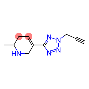 Pyridine, 1,2,3,6-tetrahydro-2-methyl-5-[2-(2-propynyl)-2H-tetrazol-5-yl]- (9CI)