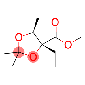 1,3-Dioxolane-4-carboxylic acid, 4-ethyl-2,2,5-trimethyl-, methyl ester, (4R,5S)-