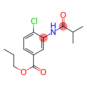 propyl 4-chloro-3-(isobutyrylamino)benzoate