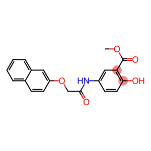 methyl 2-hydroxy-5-{[(2-naphthyloxy)acetyl]amino}benzoate