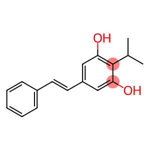1,3-Benzenediol, 2-(1-methylethyl)-5-(2-phenylethenyl)-, (E)-