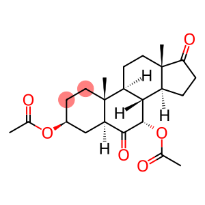 Androstane-6,17-dione, 3,7-bis(acetyloxy)-, (3beta,5alpha,7alpha)- (9CI)