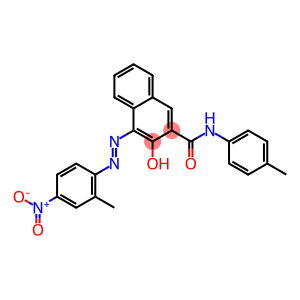 3-Hydroxy-4-[(2-methyl-4-nitrophenyl)azo]-N-(4-methylphenyl)-2-naphthalenecarboxamide