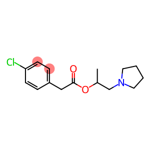 1-(pyrrolidin-1-yl)propan-2-yl (4-chlorophenyl)acetate