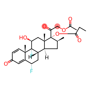 Pregna-1,4-diene-3,20-dione, 21-(acetyloxy)-6,9-difluoro-11-hydroxy-16-methyl-17-(1-oxopropoxy)-, (6α,11β,16β)-