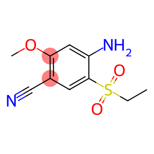 Benzonitrile, 4-amino-5-(ethylsulfonyl)-2-methoxy-