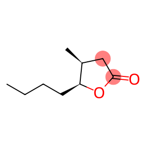 2(3H)-Furanone, 5-butyldihydro-4-methyl-, (4S,5S)-