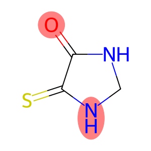 4,5-Imidazolidinedione,  4-thio-  (8CI)
