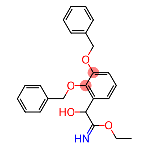 Benzeneethanimidic acid, α-hydroxy-2,3-bis(phenylmethoxy)-, ethyl ester (9CI)