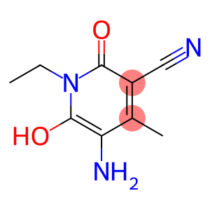 4-甲基-1-乙基-3-氰基-5-氨基6-羟基-吡啶酮