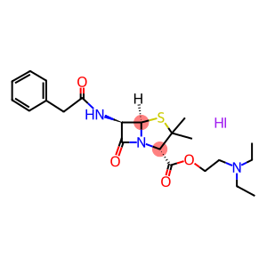 2-(diethylamino)ethyl (2S,5R,6R)-3,3-dimethyl-7-oxo-6-[(2-phenylacetyl)amino]-4-thia-1-azabicyclo[3.2.0]heptane-2-carboxylate