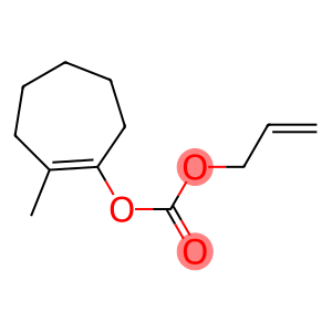 Carbonic acid, 2-methyl-1-cyclohepten-1-yl 2-propenyl ester (9CI)