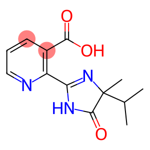 5-ethyl-2-[4-methyl-5-oxo-4-(propan-2-yl)-4,5-dihydro-1H-imidazol-2-yl]pyridine-3-carboxylic acid