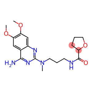 阿夫唑嗪(N-[3-[(4-氨基-6,7-二甲氧基-2-喹唑啉基)甲基氨基丙基]四氢-2-呋喃甲酰胺)