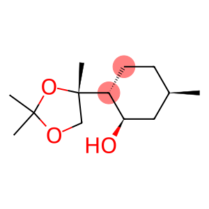 Cyclohexanol, 5-methyl-2-[(4R)-2,2,4-trimethyl-1,3-dioxolan-4-yl]-, (1R,2R,5R)- (9CI)
