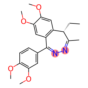 5H-2,3-Benzodiazepine, 1-(3,4-dimethoxyphenyl)-5-ethyl-7,8-dimethoxy-4-methyl-, (S)-