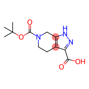 6H-Pyrazolo[3,4-c]pyridine-3,6-dicarboxylic acid, 1,4,5,7-tetrahydro-, 6-(1,1-dimethylethyl) ester
