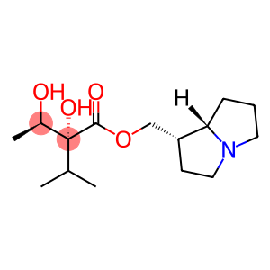 Butanoic acid, 2,3-dihydroxy-2-(1-methylethyl)-, [(1S,7aS)-hexahydro-1H-pyrrolizin-1-yl]methyl ester, (2R,3R)-