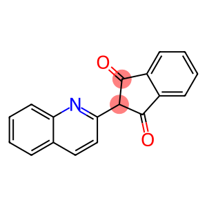 1H-Indene-1,3(2H)-dione,2-(2-quinolinyl)-