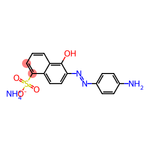 ammonium 6-[(4-aminophenyl)azo]-5-hydroxynaphthalene-1-sulphonate