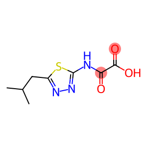 2-((5-Isobutyl-1,3,4-thiadiazol-2-yl)amino)-2-oxoacetic acid