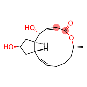 [1R,2E,6S,10E,11aS,13R,14aR,(+)]-1,6,7,8,9,11aβ,12,13,14,14aα-Decahydro-1,13β-dihydroxy-6-methyl-4H-cyclopent[f]oxacyclotridecin-4-one