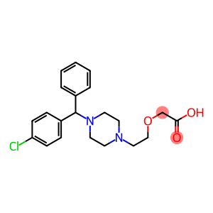 2-[4-(4-Chlorobenzhydryl)-1-piperazinyl]ethoxyacetic acid