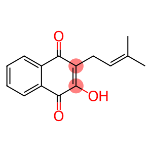 4-hydroxy-3-(3-methylbut-2-en-1-yl)naphthalene-1,2-dione