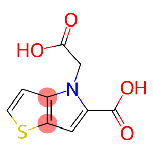 4H-Thieno[3,2-b]pyrrole-4-acetic acid, 5-carboxy-