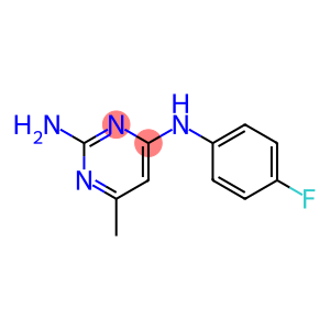 N4-(4-FLUOROPHENYL)-6-METHYL-2,4-PYRIMIDINEDIAMINE