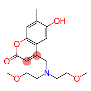 4-{[bis(2-methoxyethyl)amino]methyl}-6-hydroxy-7-methyl-2H-chromen-2-one