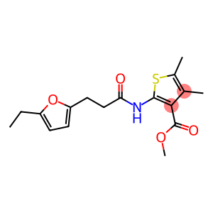 methyl 2-{[3-(5-ethylfuran-2-yl)propanoyl]amino}-4,5-dimethylthiophene-3-carboxylate