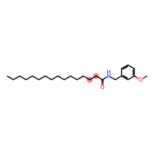 N-(3-甲氧基苄基)十六碳酰胺(N-3-甲氧基苄基L十六烷基酰胺)