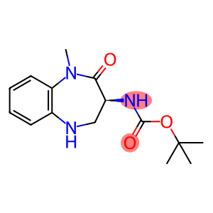 (S)-(1-甲基-2-氧代-2,3,4,5-四氢-1H-苯并[B][1,4]二氮杂-3-基)氨基甲酸叔丁酯
